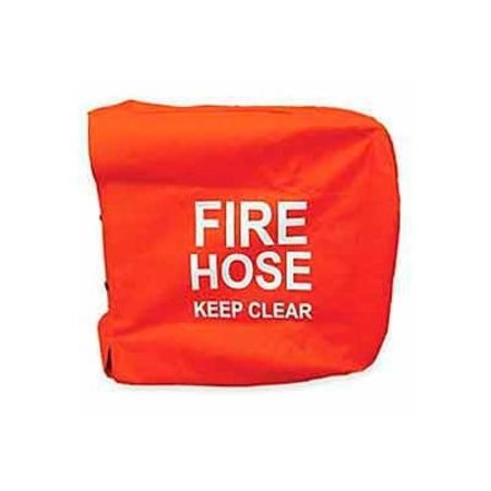 MOON AMERICAN Fire Hose Reel Cover - 26 In. X 7-1/2 In. - Red Vinyl 138-2